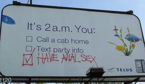 telus billboard